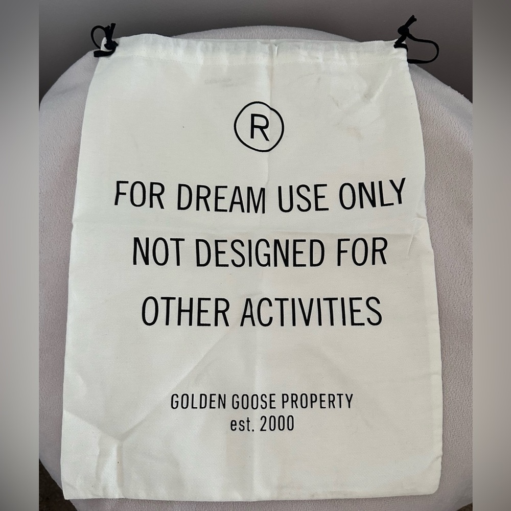 Authentic Golden Goose Dust Bag